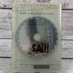 Saw [2004 DVD] Full‎ Screen Cary Elwes Danny Glover Monica Potter Horror